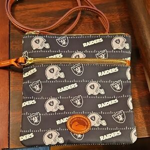Dooney & Bourke Raiders Crossbody Bag - Black and White